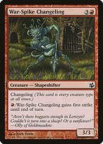 Matte Finish Morningtide War-Spike Changeling ( #112 )