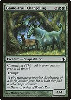 Matte Finish Morningtide Game-Trail Changeling ( #123 )