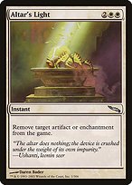 Matte Finish Mirrodin Altar's Light ( #1 )