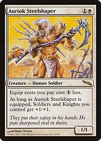 Matte Finish Mirrodin Auriok Steelshaper ( #4 )