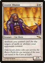 Matte Finish Mirrodin Leonin Abunas ( #8 )