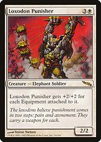 Matte Finish Mirrodin Loxodon Punisher ( #14 )