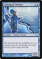 Matte Finish Mirrodin Lumengrid Warden ( #41 )