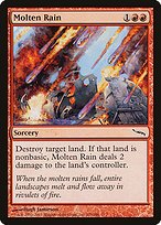 Matte Finish Mirrodin Molten Rain ( #101 )