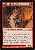 Matte Finish Mirrodin Vulshok Battlemaster ( #110 )