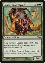 Matte Finish Mirrodin Copperhoof Vorrac ( #116 )