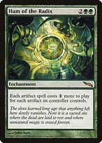 Matte Finish Mirrodin Hum of the Radix ( #122 )