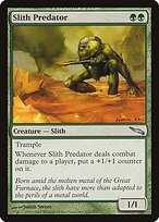 Matte Finish Mirrodin Slith Predator ( #129 )