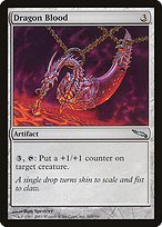 Matte Finish Mirrodin Dragon Blood ( #163 )