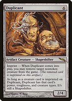 Matte Finish Mirrodin Duplicant ( #165 )