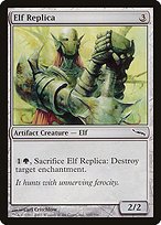 Matte Finish Mirrodin Elf Replica ( #167 )