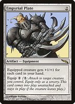 Matte Finish Mirrodin Empyrial Plate ( #168 )