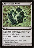 Matte Finish Mirrodin Lifespark Spellbomb ( #197 )