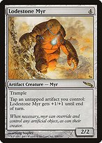 Matte Finish Mirrodin Lodestone Myr ( #200 )