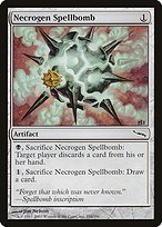 Matte Finish Mirrodin Necrogen Spellbomb ( #216 )