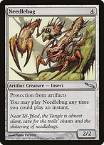 Matte Finish Mirrodin Needlebug ( #217 )