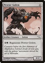 Matte Finish Mirrodin Pewter Golem ( #227 )