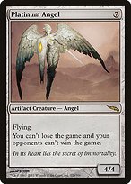 Matte Finish Mirrodin Platinum Angel ( #228 )