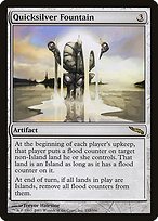 Matte Finish Mirrodin Quicksilver Fountain ( #233 )
