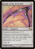 Matte Finish Mirrodin Scythe of the Wretched ( #239 )
