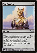 Matte Finish Mirrodin Sun Droplet ( #249 )