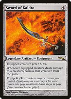 Matte Finish Mirrodin Sword of Kaldra ( #251 )