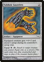 Matte Finish Mirrodin Vulshok Gauntlets ( #273 )