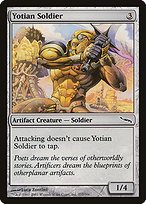 Matte Finish Mirrodin Yotian Soldier ( #277 )
