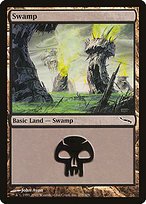 Matte Finish Mirrodin Swamp ( #298 )
