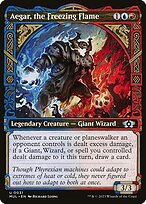 Glossy Finish Multiverse Legends Aegar, the Freezing Flame ( #31 )
