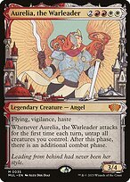 Glossy Finish Multiverse Legends Aurelia, the Warleader ( #35 )
