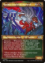 Glossy Finish Multiverse Legends Radha, Coalition Warlord ( #55 )