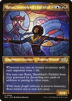 Glossy Finish Multiverse Legends Rona, Sheoldred's Faithful ( #58 )