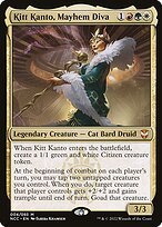 Matte Finish New Capenna Commander Kitt Kanto, Mayhem Diva ( #4 )