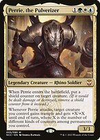 Matte Finish New Capenna Commander Perrie, the Pulverizer ( #5 )