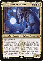 Matte Finish New Capenna Commander Tivit, Seller of Secrets ( #10 )