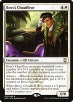 Matte Finish New Capenna Commander Boss's Chauffeur ( #13 )