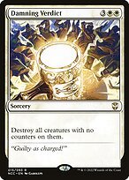 Matte Finish New Capenna Commander Damning Verdict ( #15 )