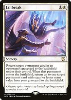 Matte Finish New Capenna Commander Jailbreak ( #17 )