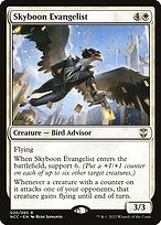 Matte Finish New Capenna Commander Skyboon Evangelist ( #20 )