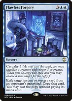 Matte Finish New Capenna Commander Flawless Forgery ( #26 )