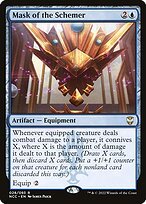 Matte Finish New Capenna Commander Mask of the Schemer ( #28 )