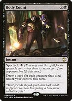 Matte Finish New Capenna Commander Body Count ( #34 )