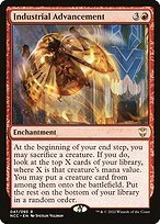 Matte Finish New Capenna Commander Industrial Advancement ( #47 )