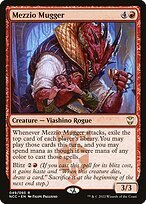 Matte Finish New Capenna Commander Mezzio Mugger ( #49 )
