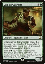Matte Finish New Capenna Commander Caldaia Guardian ( #56 )
