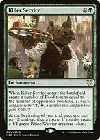 Matte Finish New Capenna Commander Killer Service ( #61 )