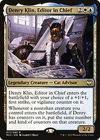 Matte Finish New Capenna Commander Denry Klin, Editor in Chief ( #71 )