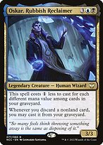 Matte Finish New Capenna Commander Oskar, Rubbish Reclaimer ( #77 )