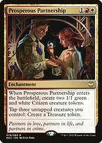 Matte Finish New Capenna Commander Prosperous Partnership ( #78 )